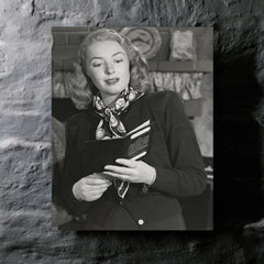 Ann Richards metal print mockup