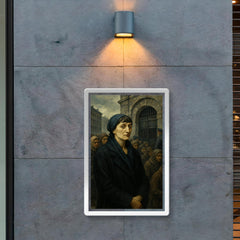 Anna Akhmatova in Leningrad prison queue poster 2