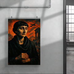 Anna Akhmatova in siege shadow poster 4