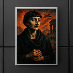 Anna Akhmatova in siege shadow poster 5