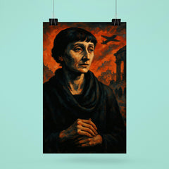 Anna Akhmatova in siege shadow poster 6