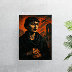Anna Akhmatova in siege shadow poster 7