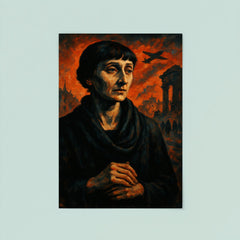 Anna Akhmatova in siege shadow poster 8