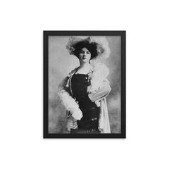 Anna Fitziu framed print on a plain backdrop in size 12"x16".