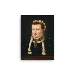 Anna van Egmont canvas print on a plain backdrop in size 12"x16".