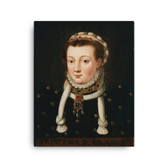 Anna van Egmont canvas print on a plain backdrop in size 16"x20".