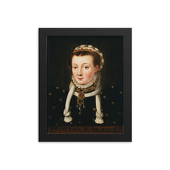 Anna van Egmont framed print on a plain backdrop in size 8"x10".