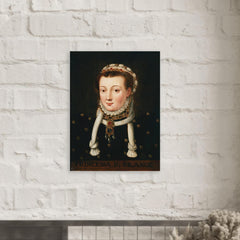 Anna van Egmont metal print mockup