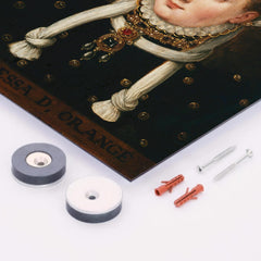 Anna van Egmont metal print mockup