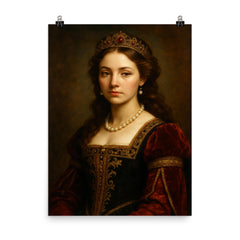 Anna van Egmont poster on a plain backdrop in size 8"x10".