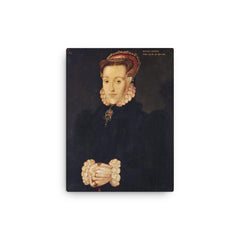 Anne Askew canvas print on a plain backdrop in size 12"x16".