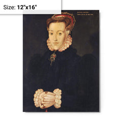 Anne Askew metal print on a plain backdrop in size 12"x16".