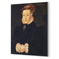 Anne Askew metal print mockup