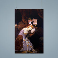 Anne Boleyn in the Tower by Édouard Cibot, 1835 poster 9