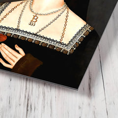 Anne Boleyn metal print mockup