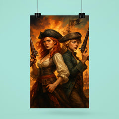 Anne Bonny and Mary Read back to back poster 6
