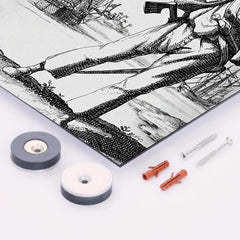 Anne Bonny metal print mockup