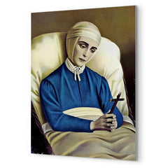 Anne Catherine Emmerich metal print mockup