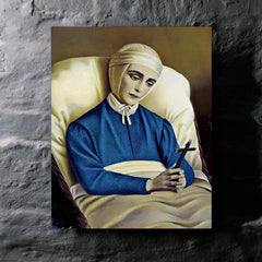 Anne Catherine Emmerich metal print mockup