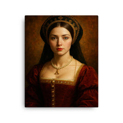 Anne Gainsford canvas print on a plain backdrop in size 16"x20".