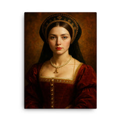Anne Gainsford canvas print on a plain backdrop in size 18"x24".