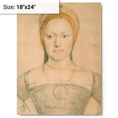 Anne Gainsford metal print on a plain backdrop in size 18"x24".