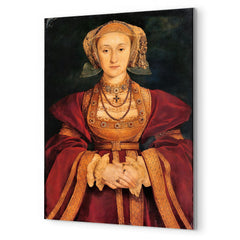 Anne of Cleves metal print mockup