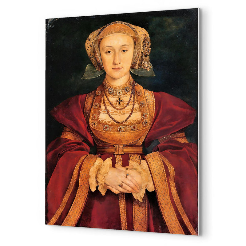 Anne of Cleves metal print mockup