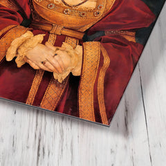 Anne of Cleves metal print mockup