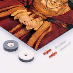 Anne of Cleves metal print mockup