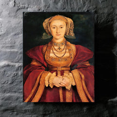 Anne of Cleves metal print mockup