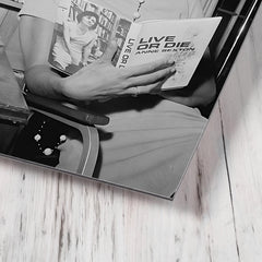 Anne Sexton metal print mockup