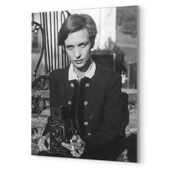 Annemarie Schwarzenbach metal print mockup
