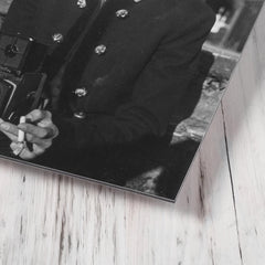 Annemarie Schwarzenbach metal print mockup