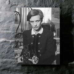 Annemarie Schwarzenbach metal print mockup