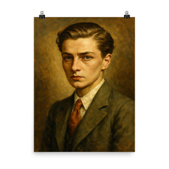 Annemarie Schwarzenbach poster on a plain backdrop in size 8"x10".