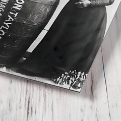 Annie Edson Taylor metal print mockup