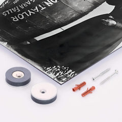 Annie Edson Taylor metal print mockup