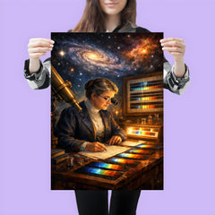 Annie Jump Cannon classifying stellar spectra poster 3