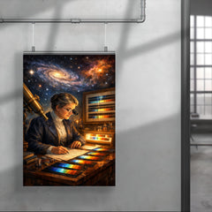 Annie Jump Cannon classifying stellar spectra poster 4