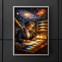 Annie Jump Cannon classifying stellar spectra poster 5