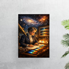 Annie Jump Cannon classifying stellar spectra poster 7