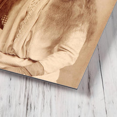Annie Oakley metal print mockup