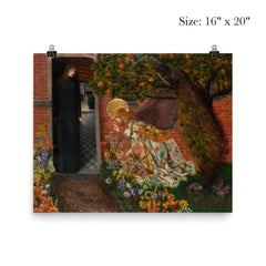 Annunciation by Gustave Max Stevens, 1897 poster 2