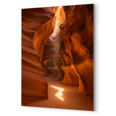 Antelope Canyon Arizona metal print mockup