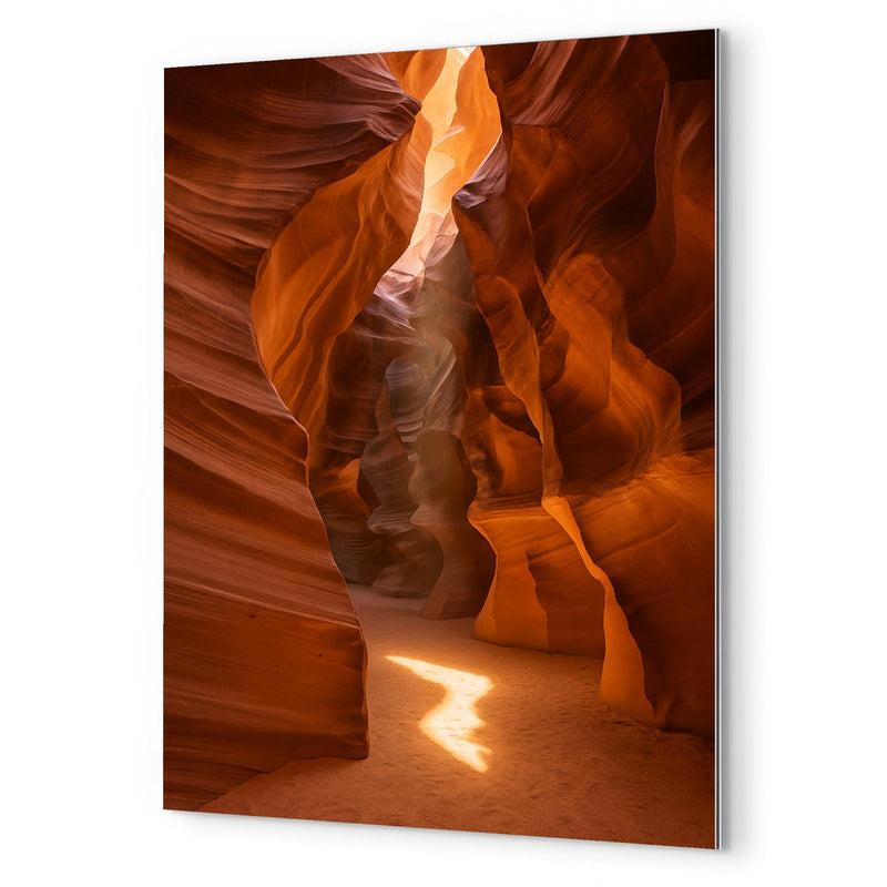 Antelope Canyon Arizona metal print mockup