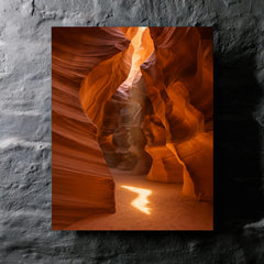 Antelope Canyon Arizona metal print mockup