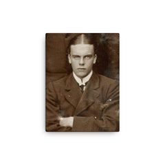 Anthony Berkeley Cox canvas print on a plain backdrop in size 12"x16".