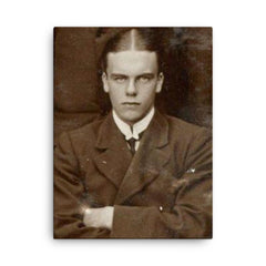 Anthony Berkeley Cox canvas print on a plain backdrop in size 18"x24".