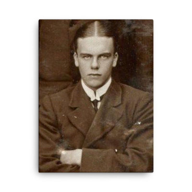 Anthony Berkeley Cox canvas print on a plain backdrop in size 18